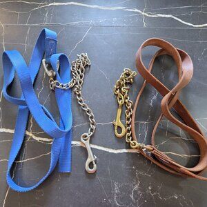 Leather and Nylon Lunge Lines for Horses